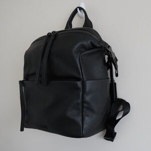 Tumi Mezzanine Pat Black Leather Backpack